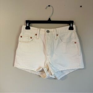 Levi's 501 Original Fit High Rise Shorts Size 26